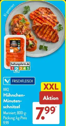 Aldi Süd BBQ Hähnchen-Minutenschnitzel Angebot