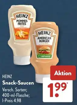 Aldi Süd HEINZ Snack-Saucen Angebot