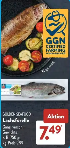 Aldi Süd GOLDEN SEAFOOD Lachsforelle Angebot