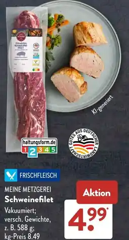 Aldi Süd Schweinefilet Angebot