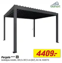 toom Baumarkt Pergola *** B dunkelgrau metallic Angebot