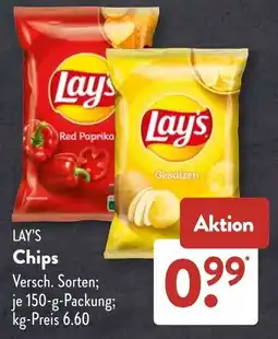 Aldi Süd LAY'S Chips Angebot