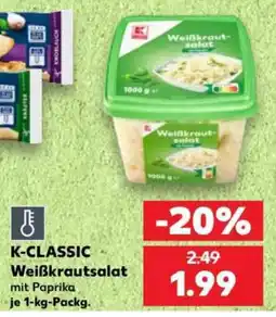 Kaufland K-CLASSIC Weißkrautsalat Angebot