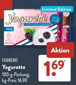 Aldi Süd FERRERO Yogurette Angebot