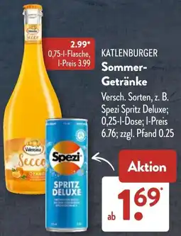 Aldi Süd Spezi Spritz Deluxe Angebot