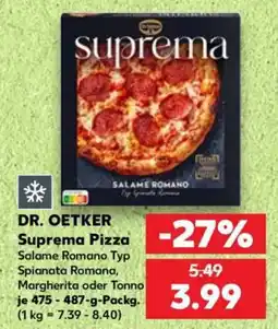 Kaufland DR. OETKER Suprema Pizza Angebot