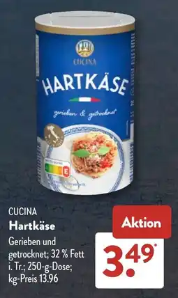 Aldi Süd CUCINA Hartkäse Angebot