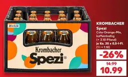 Kaufland Krombacher Spezi Angebot