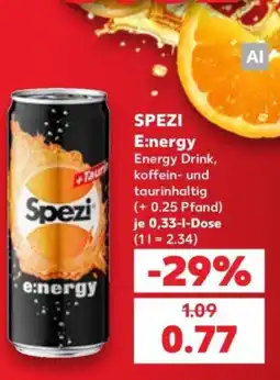 Kaufland Spezi E:nergy Angebot