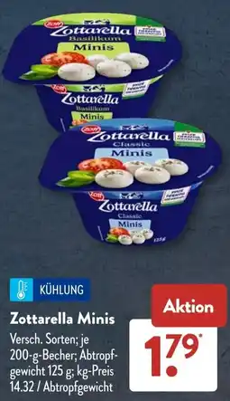 Aldi Süd Zottarella Minis Angebot
