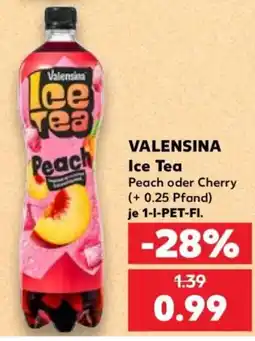 Kaufland Valensina Ice Tea Peach Angebot