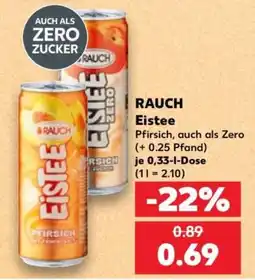 Kaufland RAUCH Eistee Pfirsich Angebot