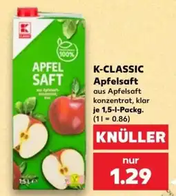 Kaufland K-CLASSIC Apfelsaft Angebot