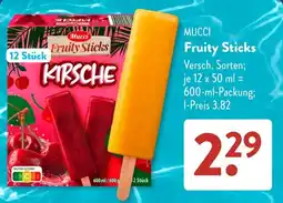 Aldi Süd Mucci Fruity Sticks Kirsche Angebot