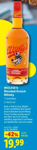 Lidl WOLFIE'S Blended Scotch Whisky Angebot