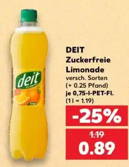 Kaufland DEIT Zuckerfreie Limonade Angebot