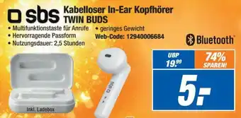 Expert sbs Kabelloser In Ear Kopfhörer TWIN BUDS Angebot