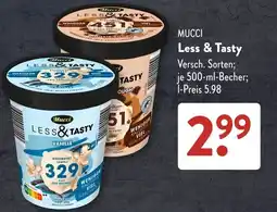 Aldi Süd MUCCI Less & Tasty Angebot