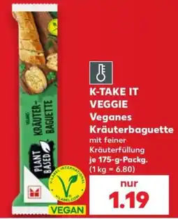 Kaufland K-TAKE IT VEGGIE Veganes Kräuterbaguette Angebot