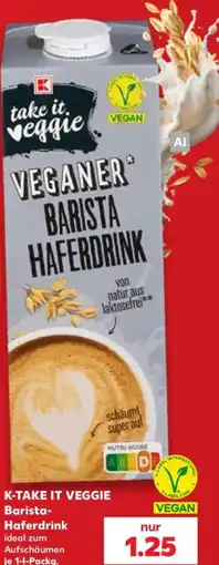 Kaufland K-TAKE IT VEGGIE Barista-Haferdrink Angebot