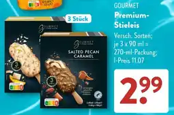 Aldi Süd GOURMET Premium-Stieleis Angebot