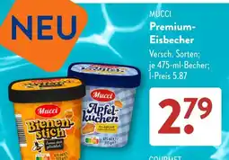 Aldi Süd Mucci Premium-Eisbecher Angebot