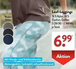 Aldi Süd CRANE Lauf-Leggings Angebot