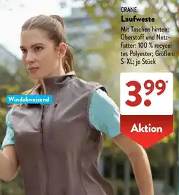Aldi Süd CRANE Laufweste Angebot