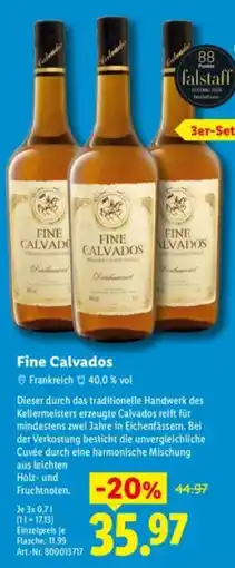 Lidl Fine Calvados Angebot