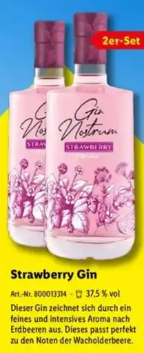 Lidl 2er-set Gin Nostrum Strawberry Gin Angebot