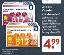 Aldi Süd MULTINORM Vitamin-B12-Ampullen Angebot