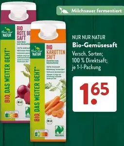Aldi Süd NUR NUR NATUR Bio-Gemüsesaft Angebot
