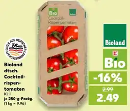 Kaufland Bioland Cocktail-Rispentomaten Angebot