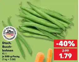 Kaufland Dtsch. Buschbohnen Angebot