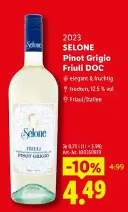 Lidl Selone Pinot Grigio Angebot