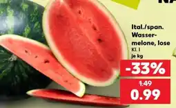 Kaufland Ital./span. Wasser-melone Angebot