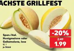 Kaufland Span./ital. Honigmelone oder Galiamelone Angebot