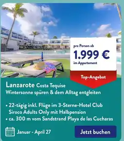 Aldi Süd Lanzarote Costa Tequise Angebot