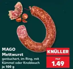 Kaufland MAGO Mettwurst Angebot