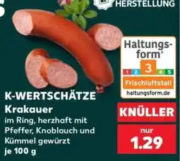 Kaufland K-WERTSCHÄTZE Krakauer Angebot