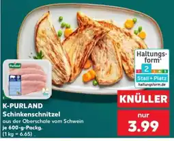Kaufland K-PURLAND Schinkenschnitzel Angebot