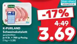 Kaufland K-PURLAND Schweinekotelett Angebot