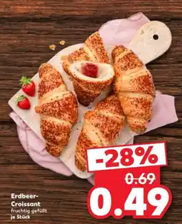 Kaufland Erdbeer-Croissant Angebot