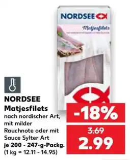 Kaufland NORDSEE Matjesfilets Angebot