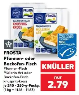 Kaufland FROSTA Pfannen- oder Backofen-Fisch Angebot