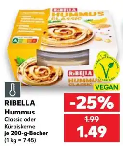 Kaufland RIBELLA Hummus Classic Angebot