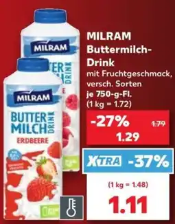 Kaufland MILRAM Buttermilch-Drink Angebot