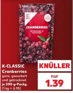 Kaufland K-CLASSIC Cranberries Angebot
