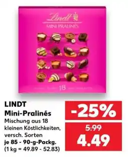 Kaufland LINDT Mini-Pralinés Angebot