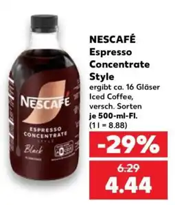 Kaufland NESCAFÉ Espresso Concentrate Style Angebot